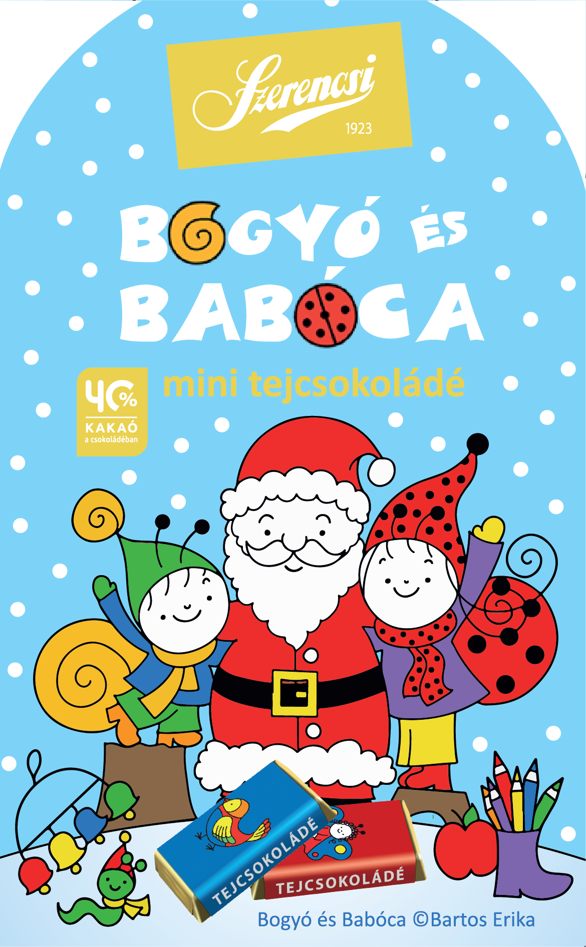 Bogyó-Babóca házikó tejcsokoládéval 75g